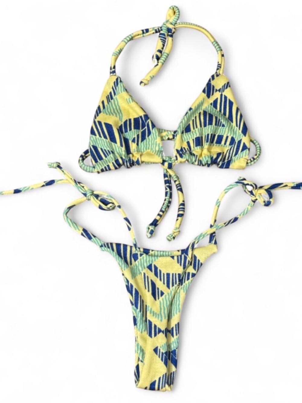 Micro Thong Bikini Set Tie Detail